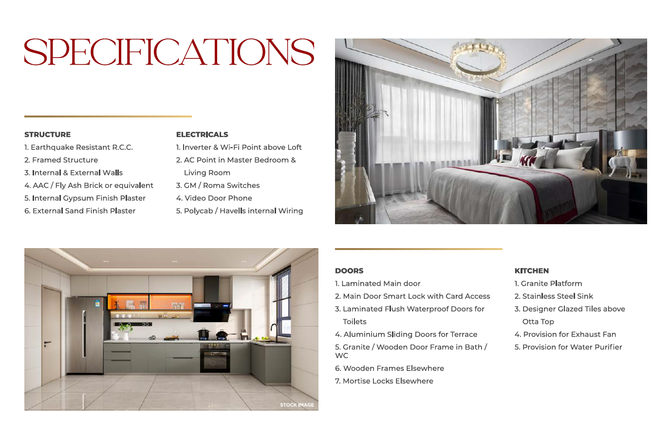 Specification Page 1